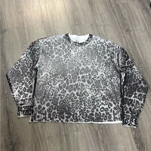 Leopard Print Basketcase gallery Long Sleeve thermal Top